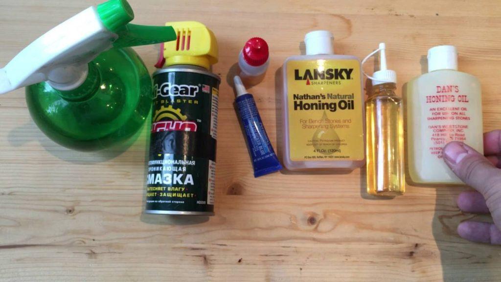 Масло для заточки ножей.