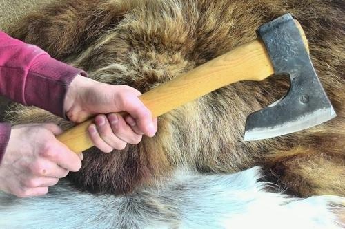 Как сделать вороненый топор.
