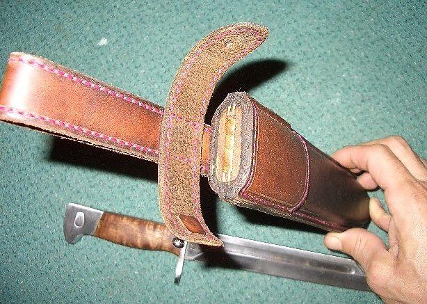 Ножны из кожи своими руками.