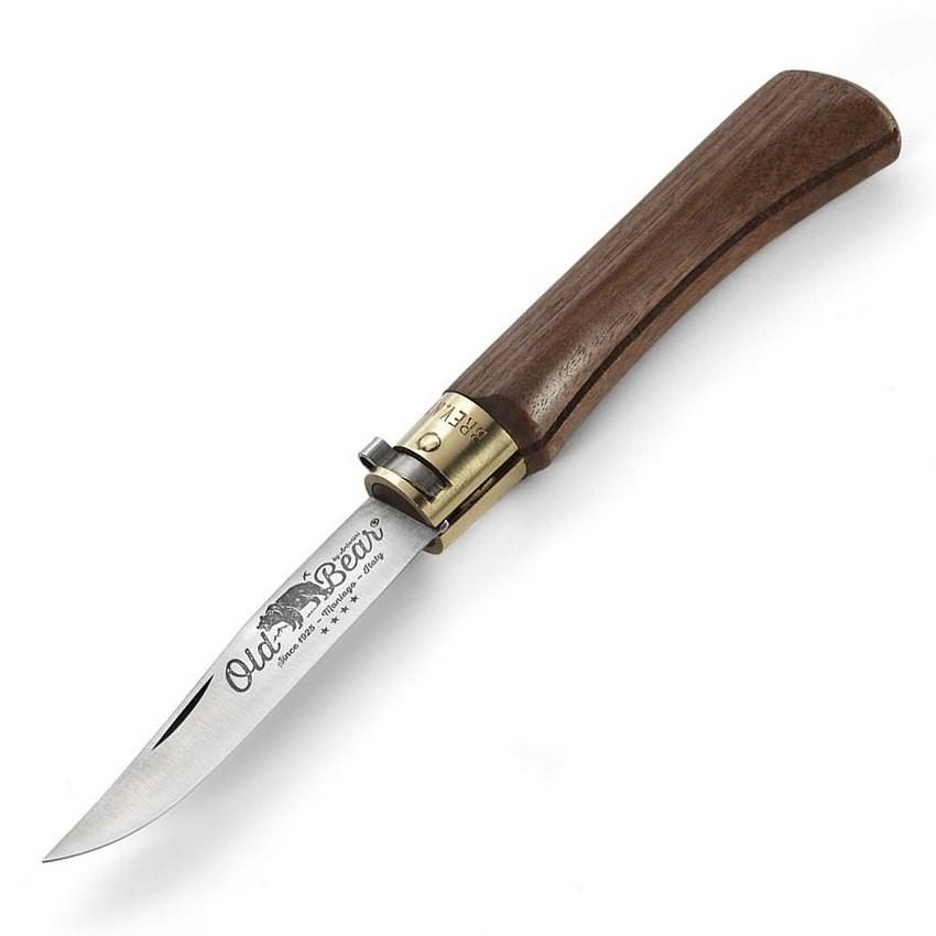 ≡ Нож складной Antonini Old Bear Walnut, рукоять орех – купить по лучшей цене в интернет-магазине Fonarik-Market.ru ≡