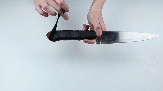 Как сделать оплетку рукоятки ножа: 15 шагов